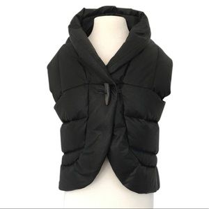 AllSaints Black Chambery Puffer Vest, size Med